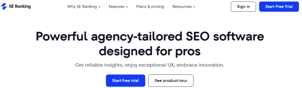 SE Ranking Profile Image Ahrefs Alternatives